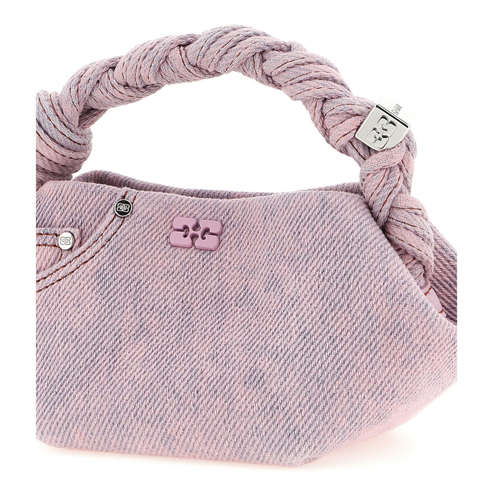 Ganni Multicolor Organic Cotton Handbag