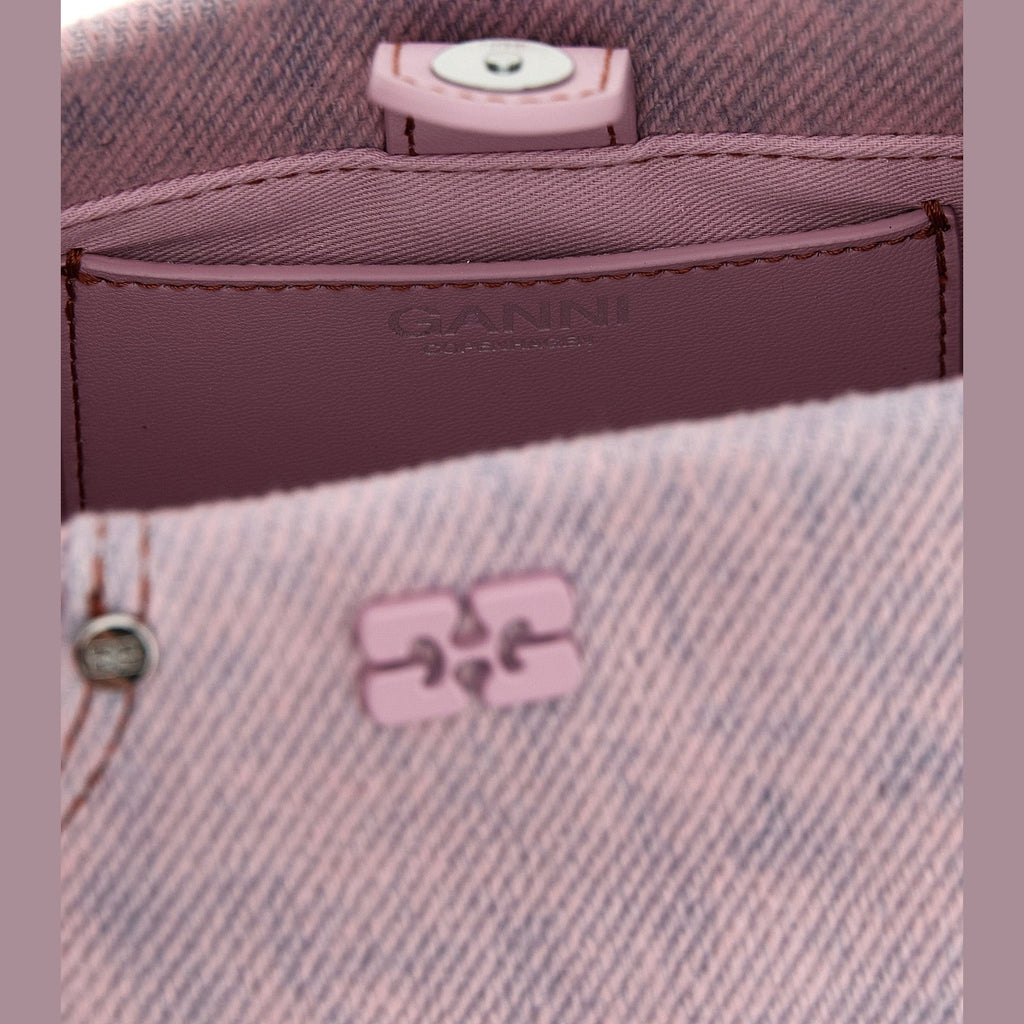 Ganni Multicolor Organic Cotton Handbag