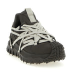 Rick Owens Brown Cowhide Athletic Sneakers