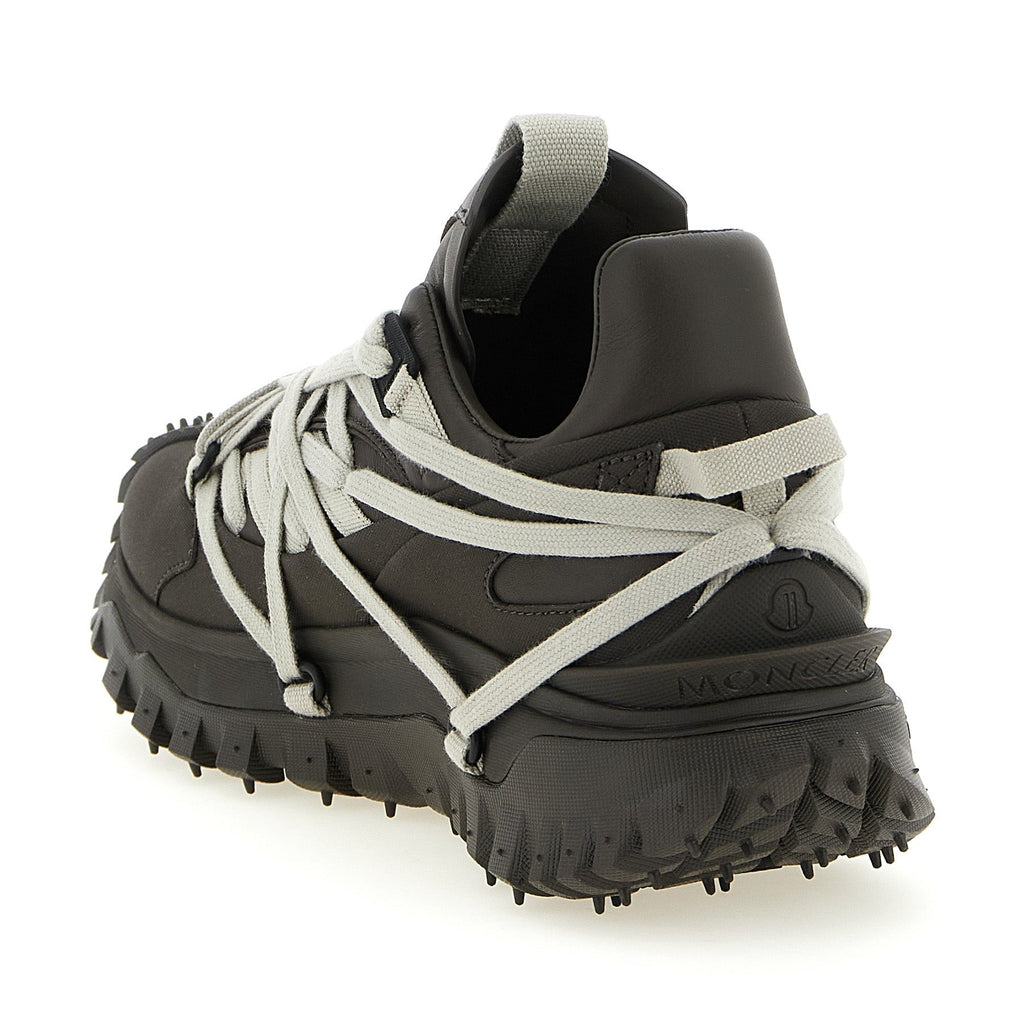 Rick Owens Brown Cowhide Athletic Sneakers