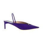 Tom Ford Purple Viscose Mid Heel Pumps