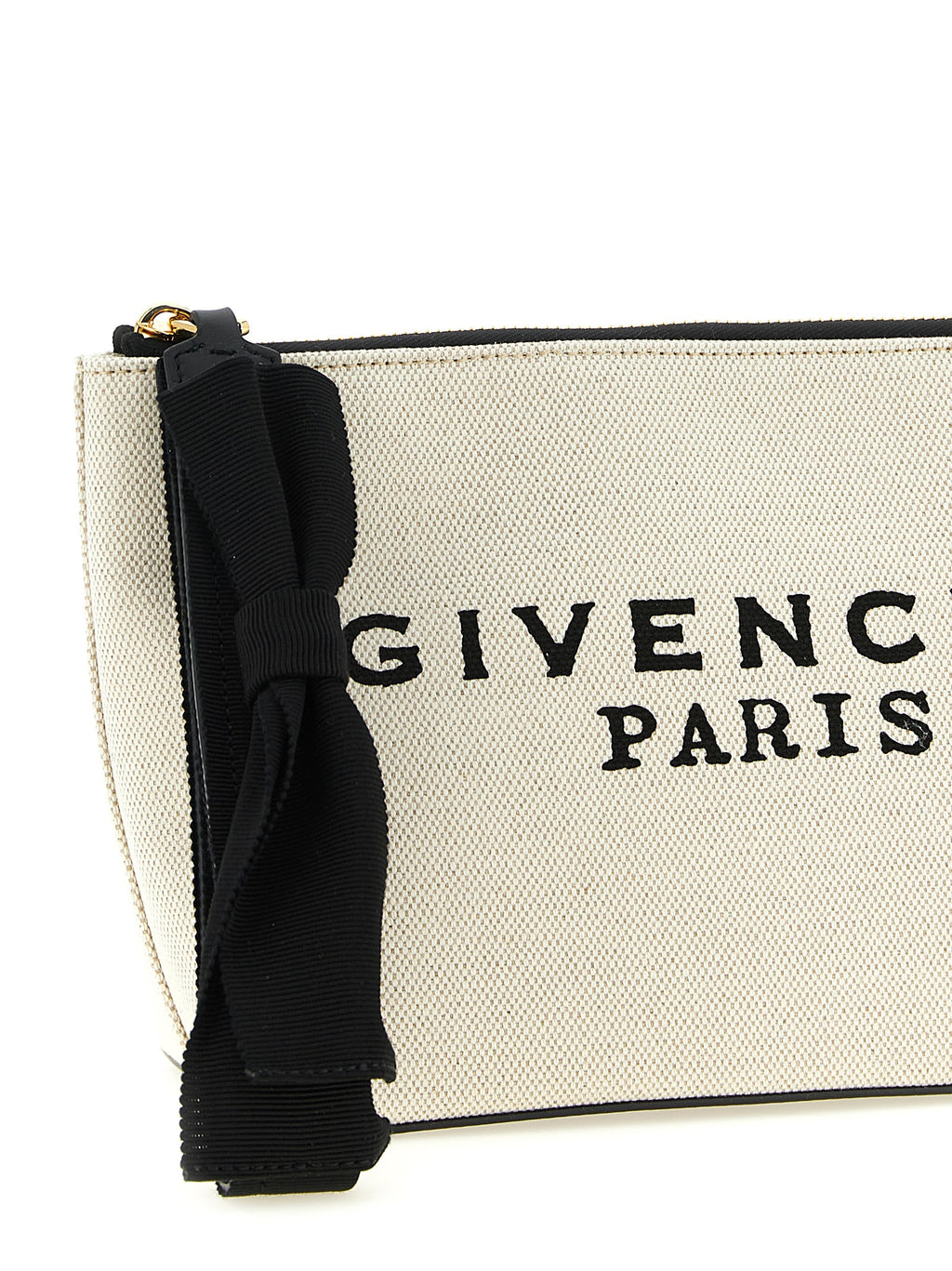Givenchy Beige Cotton Clutch Bag