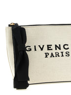 Givenchy Beige Cotton Clutch Bag