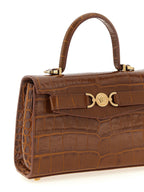 Versace Brown Calfskin Handbag