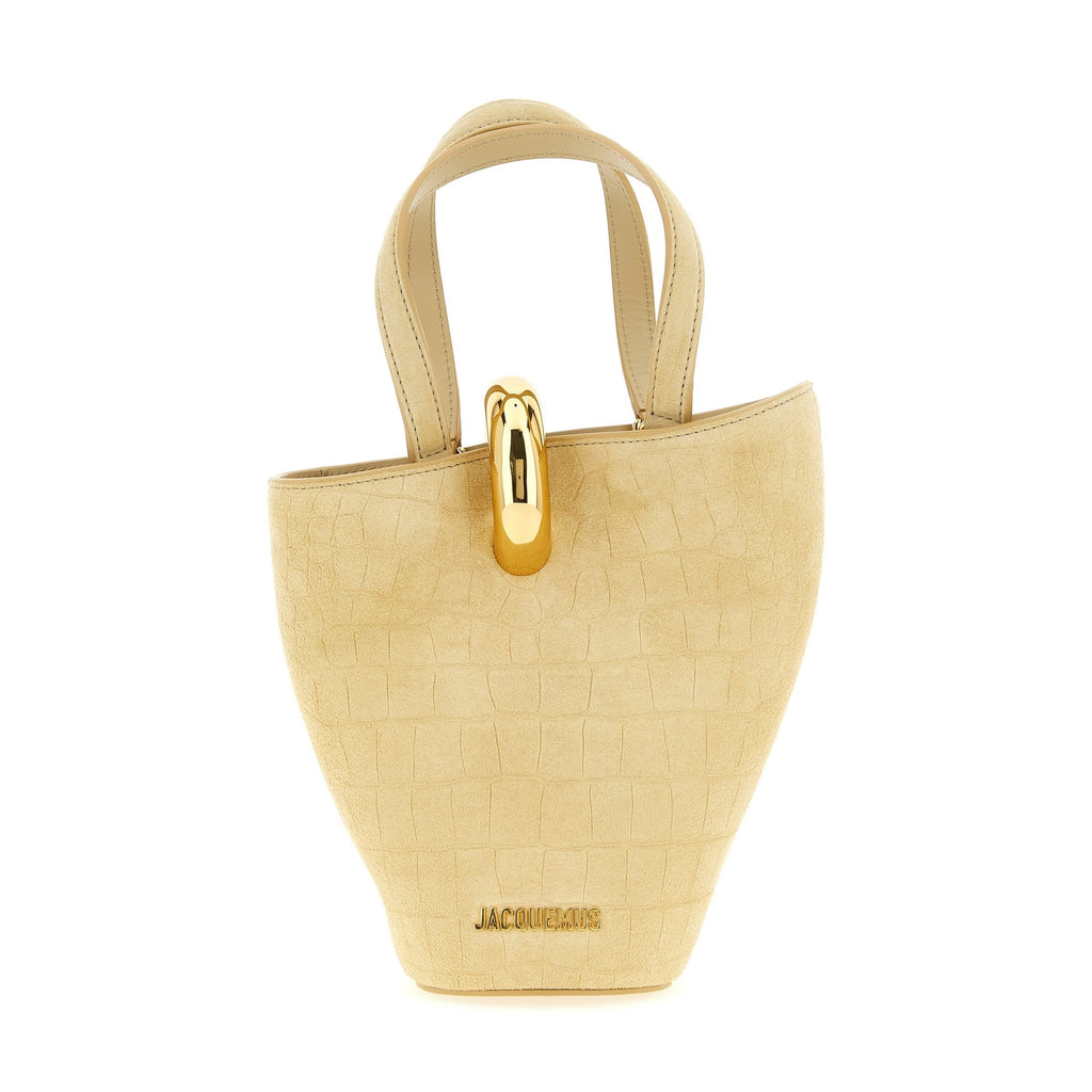 Jacquemus Beige Calfskin Handbag