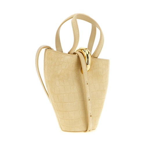 Beige Calfskin Handbag