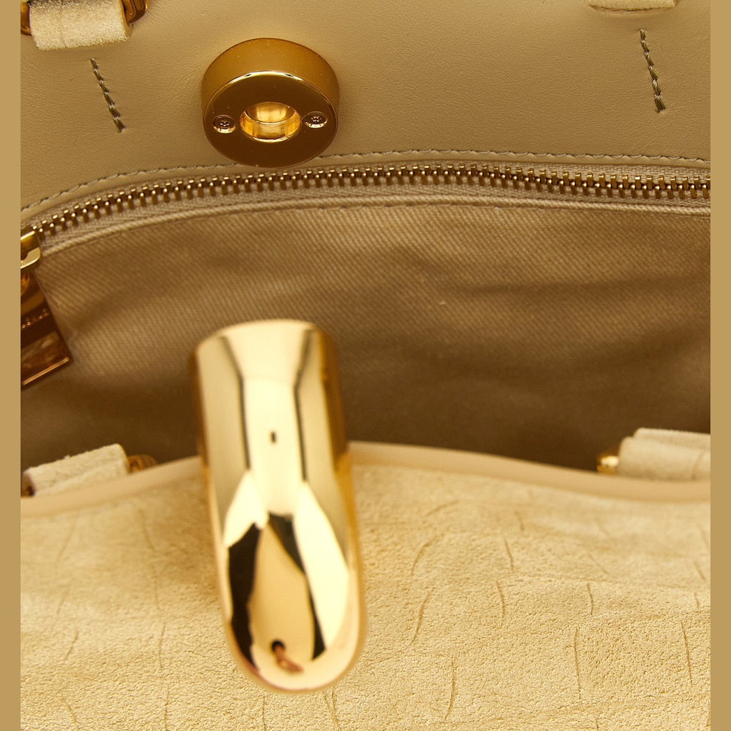 Jacquemus Beige Calfskin Handbag