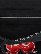 Ganni Black Recycled Cotton Tote Bag