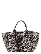 Ganni Multicolor Recycled Cotton Tote Bag