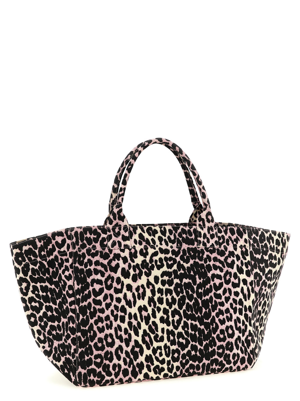 Ganni Multicolor Recycled Cotton Tote Bag