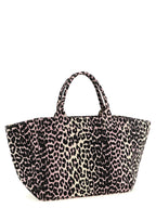 Ganni Multicolor Recycled Cotton Tote Bag