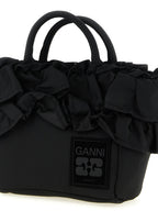 Ganni Black Nylon Handbag