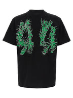 44 Label Group Black Cotton T-Shirt