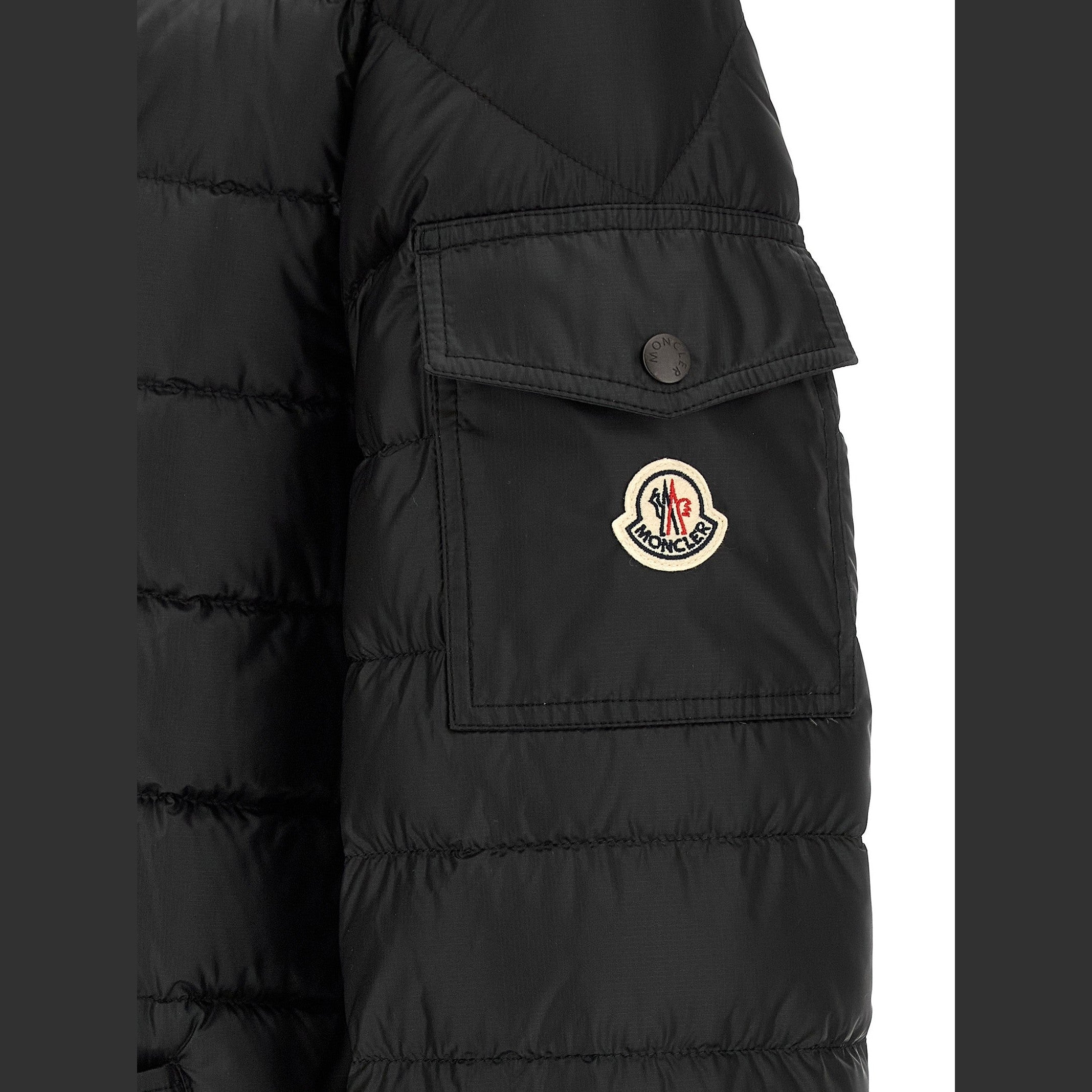 Moncler Black Polyamide Parka
