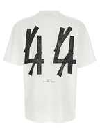44 Label Group Bicolor Cotton T-Shirt