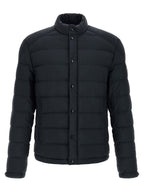 Moncler Blue Polyamide Full-Length Jacket