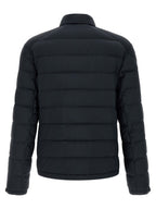 Moncler Blue Polyamide Full-Length Jacket