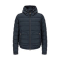 Moncler Blue Polyester Full-Length Jacket