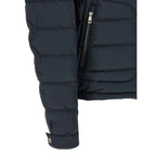 Moncler Blue Polyester Full-Length Jacket