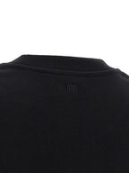Ami Paris Black Cotton T-Shirt