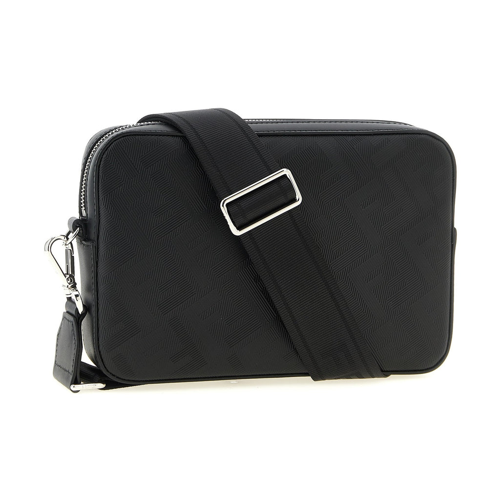 Fendi Black Viscose Shoulder Bag