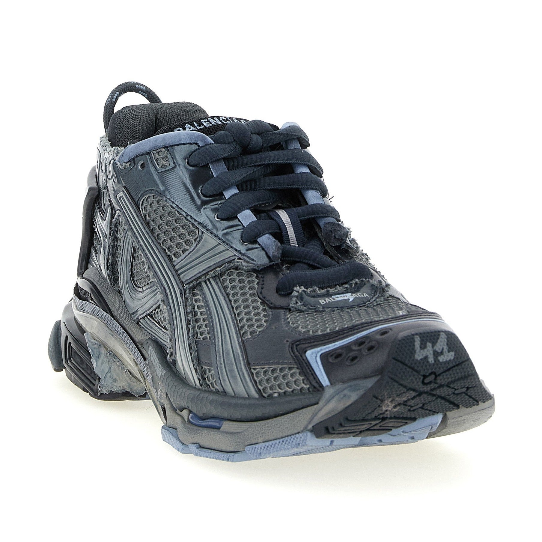 Balenciaga Gray Polyethylene Athletic Sneakers