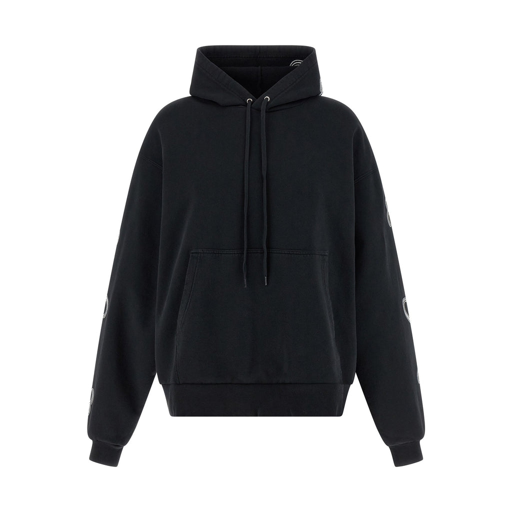 Balenciaga Black Cotton Hoodie