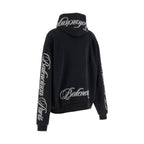 Balenciaga Black Cotton Hoodie