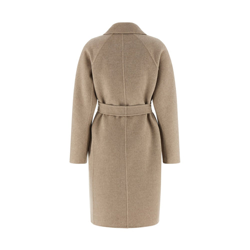 Beige Cashmere Coat