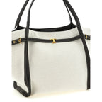 Tod's Multicolor Linen Tote Bag