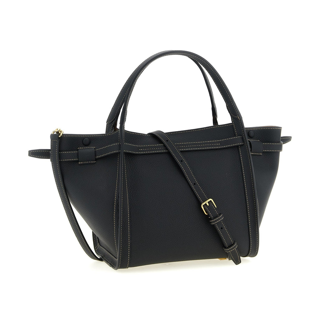 Tod's Black Calfskin Tote Bag