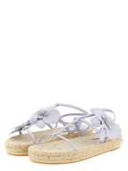 Zimmermann Purple Cowhide Flat Sandals