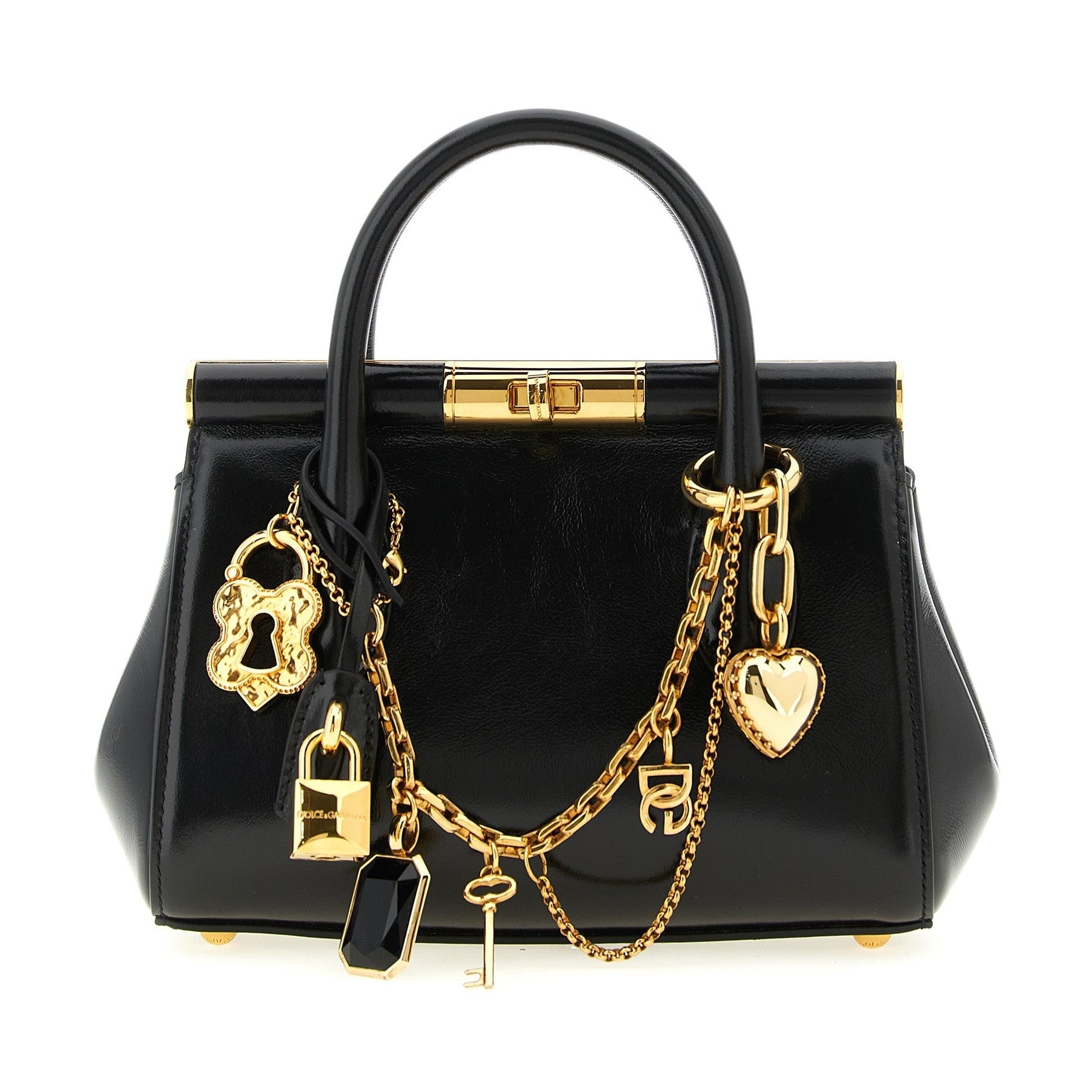 Dolce & Gabbana Black Calfskin Handbag