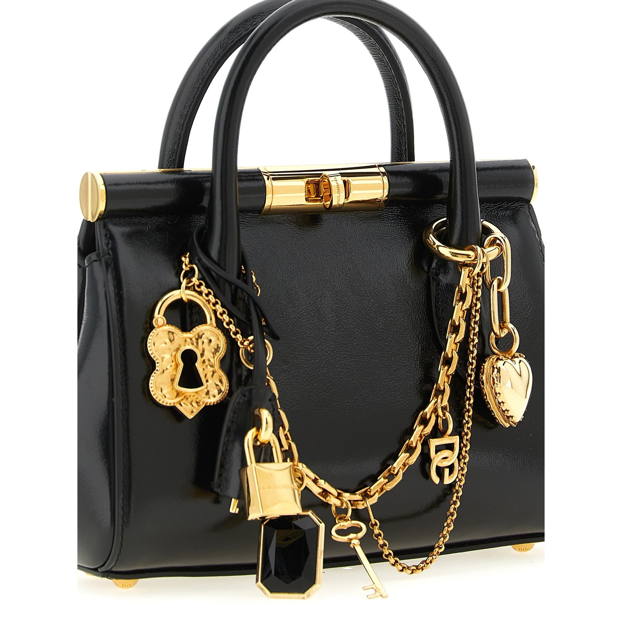 Dolce & Gabbana Black Calfskin Handbag