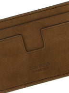 Tom Ford Brown Calfskin Cardholder