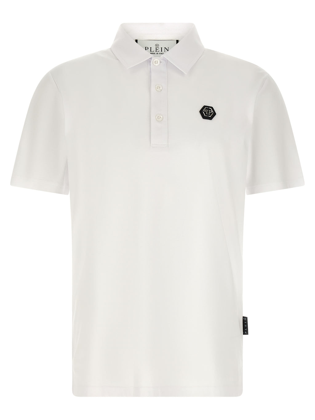 Philipp Plein White Cotton Polo Shirt