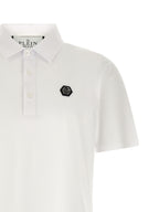Philipp Plein White Cotton Polo Shirt