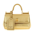 Dolce & Gabbana Gold Calfskin Handbag