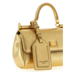 Dolce & Gabbana Gold Calfskin Handbag