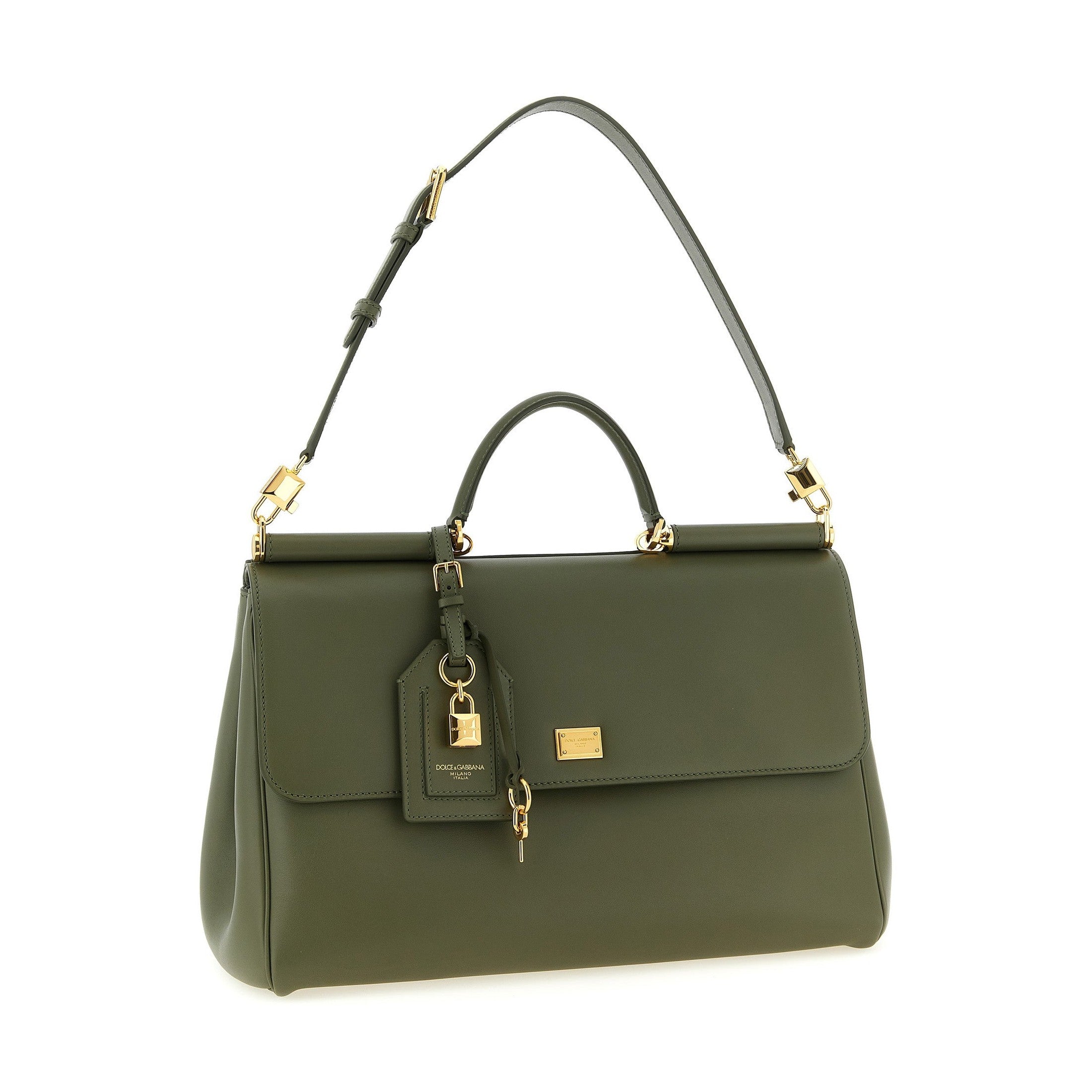 Dolce & Gabbana Bicolor Calfskin Handbag