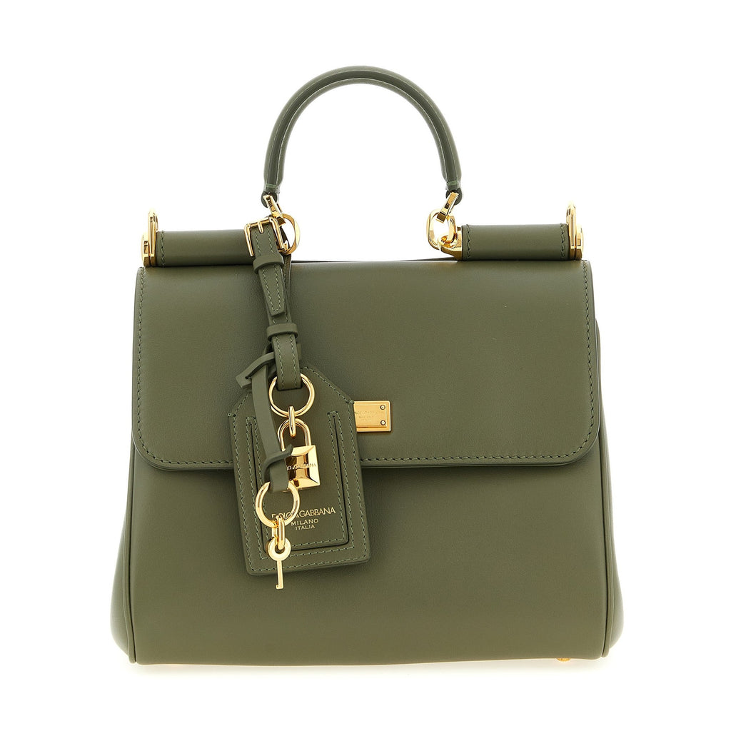 Dolce & Gabbana Bicolor Calfskin Handbag