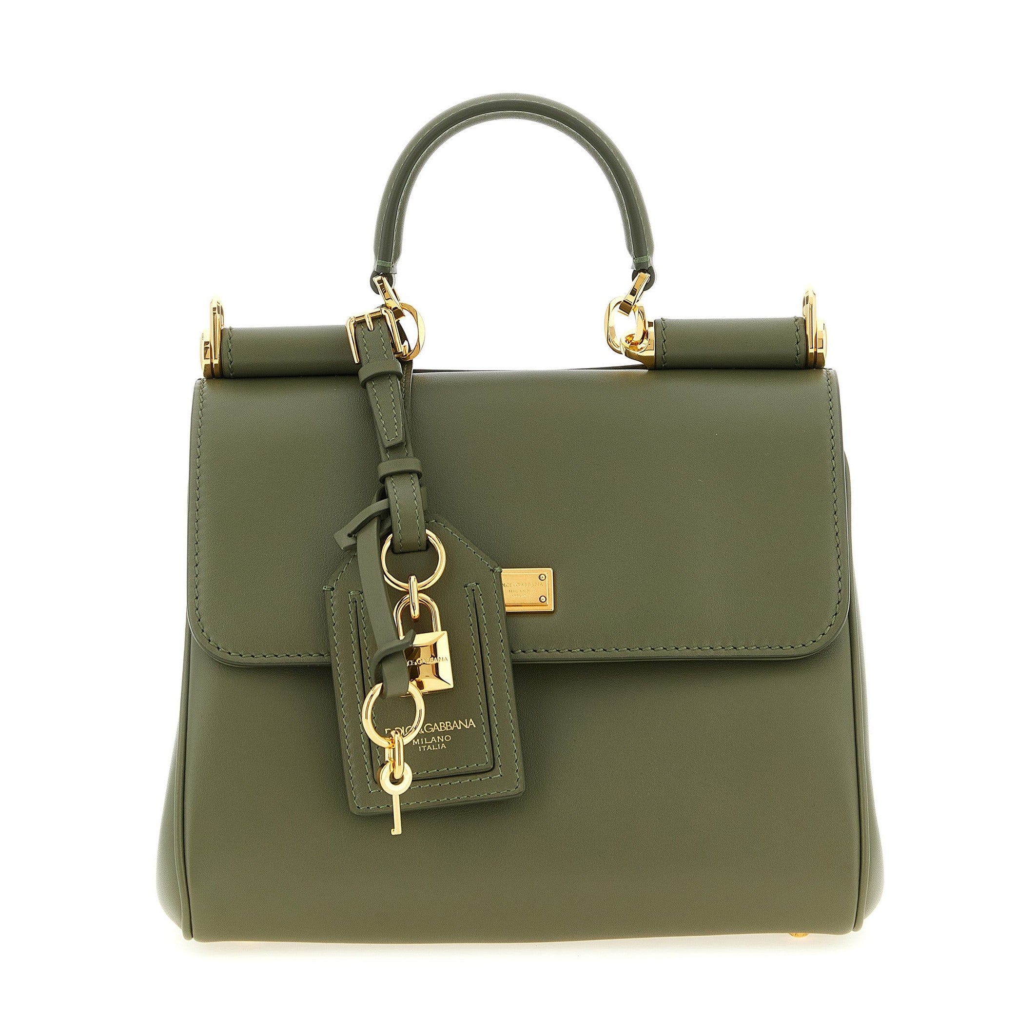 Dolce & Gabbana Bicolor Calfskin Handbag