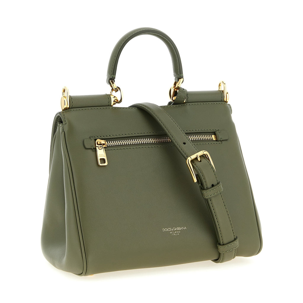 Dolce & Gabbana Bicolor Calfskin Handbag