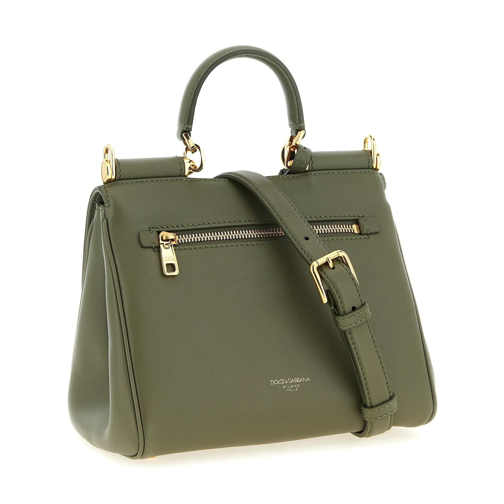 Dolce & Gabbana Bicolor Calfskin Handbag