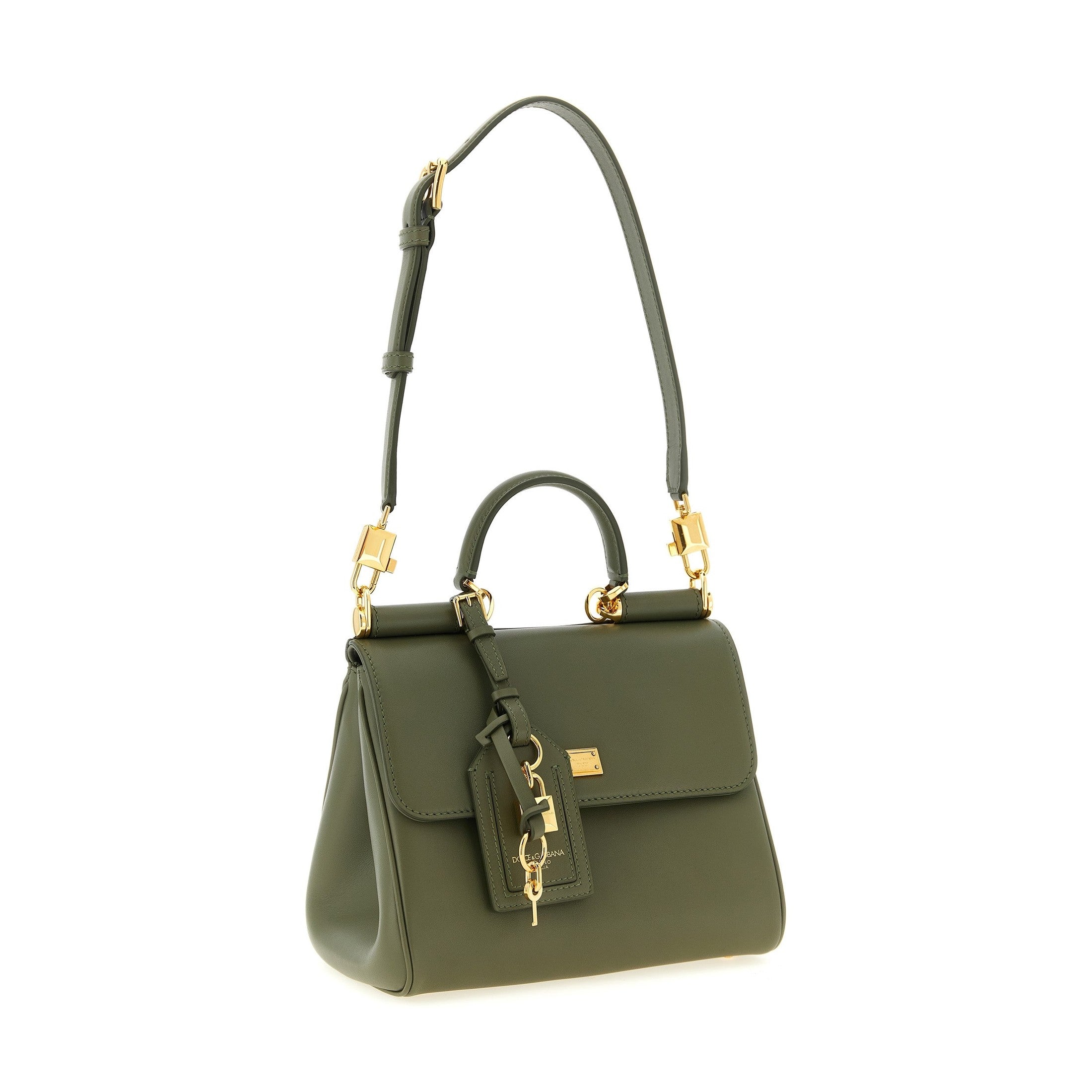 Dolce & Gabbana Bicolor Calfskin Handbag