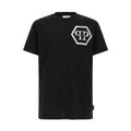 Philipp Plein Black Cotton T-Shirt