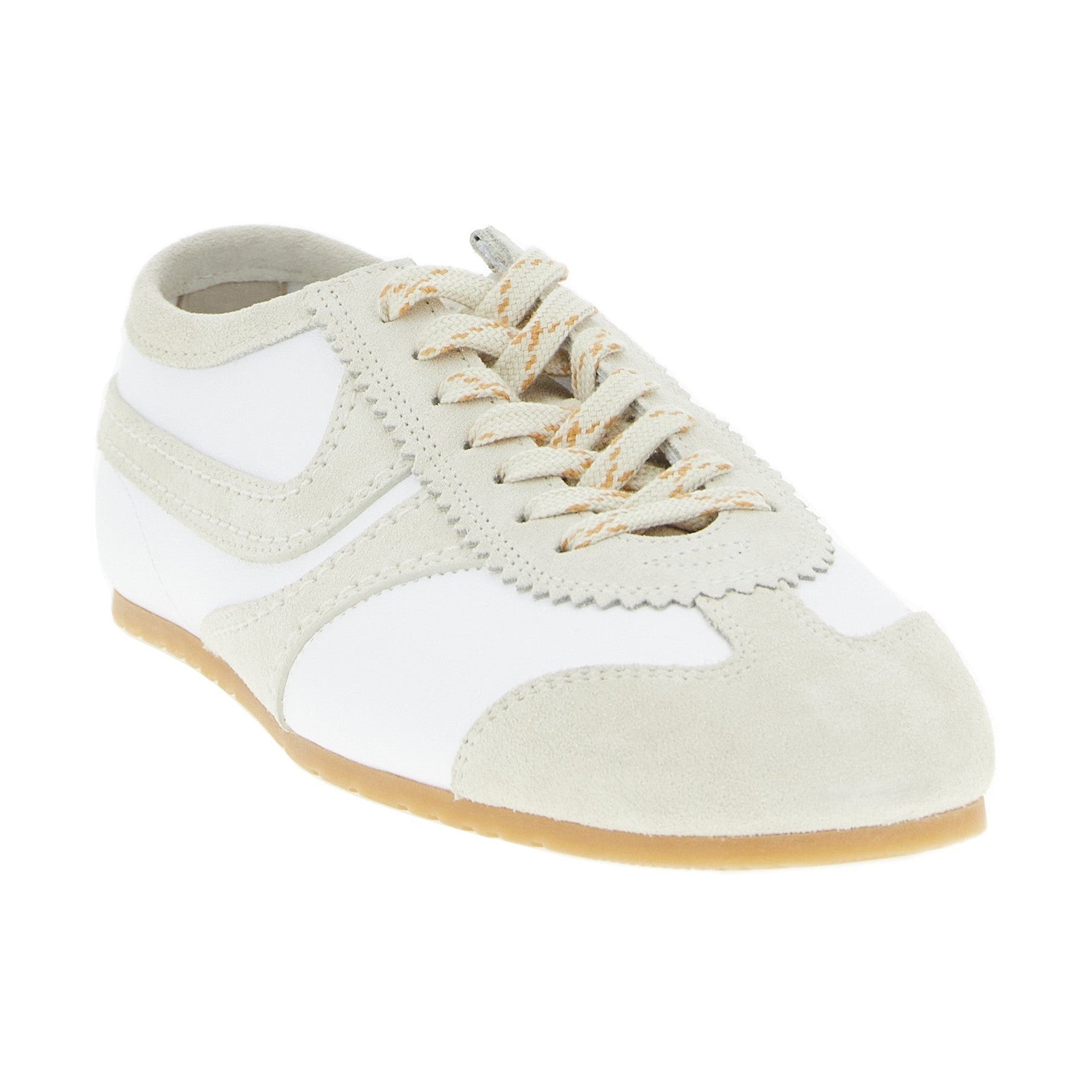 Dries Van Noten Beige Cowhide Low Top Sneakers