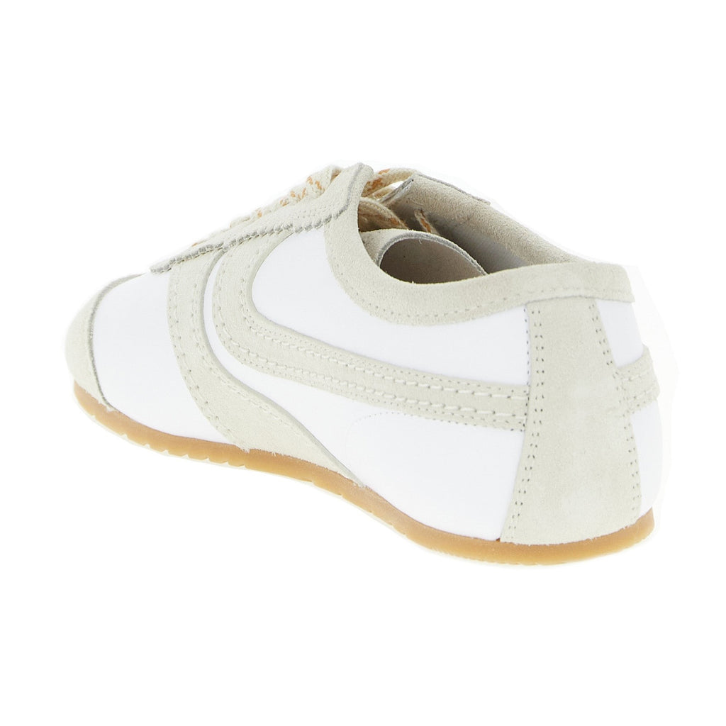 Dries Van Noten Beige Cowhide Low Top Sneakers