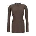 Rick Owens Gray Viscose T-Shirt