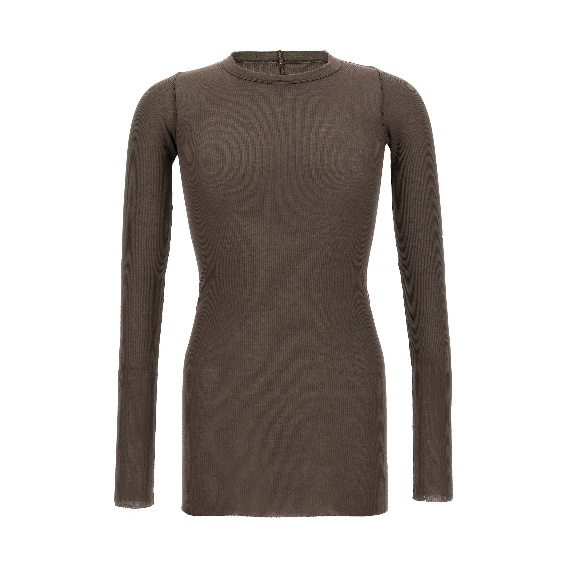 Rick Owens Gray Viscose T-Shirt